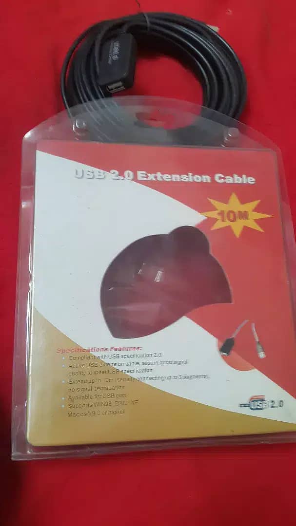 USB 2.0 Extension Cable 10 Meter 1