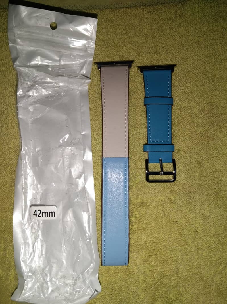 Double Tour leather Strap/Loop For Apple Watch Series 1 to 7 42mm 44mm 6