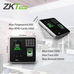 Face detection biometric rfid card attendance machine with software