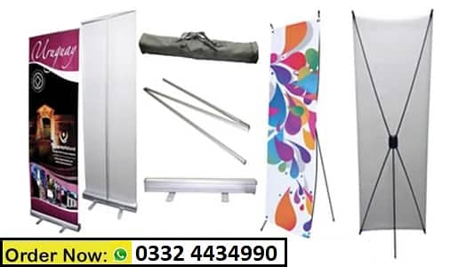 High Quality Smart/Panda X-Stands/Roll Up Stands/Flex/Viny/OWV Print 0