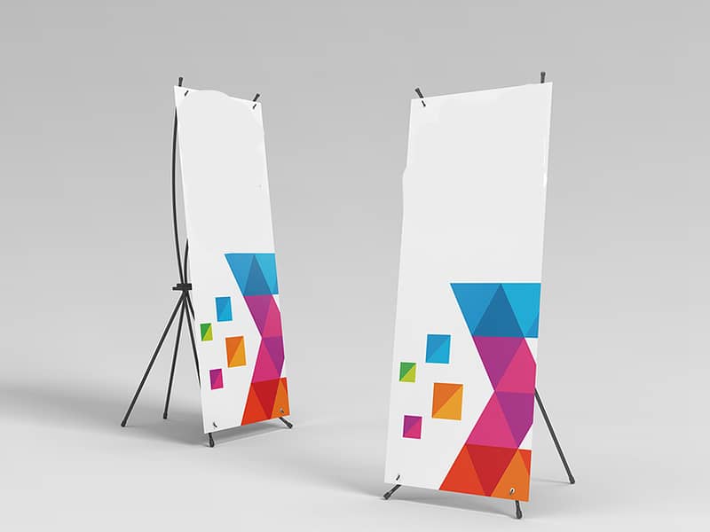 High Quality Smart/Panda X-Stands/Roll Up Stands/Flex/Viny/OWV Print 1