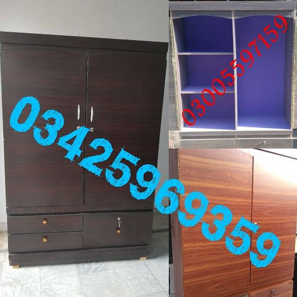 cupboard almari 6ft brand new wardrobe showcase home hostel set center 0