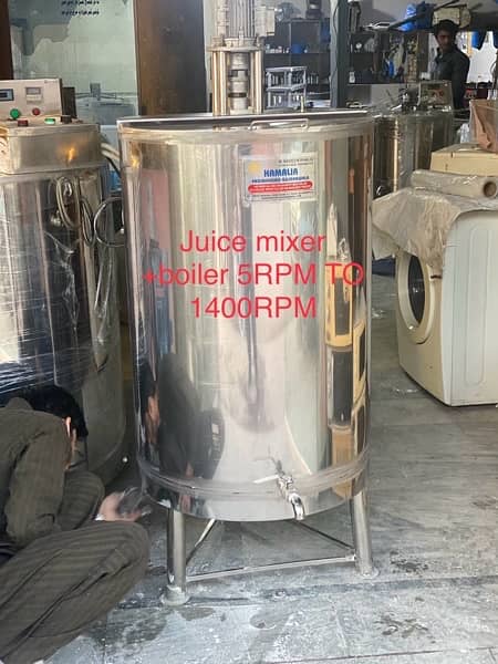 Milk chiller & milk boiler & khoya machine 12