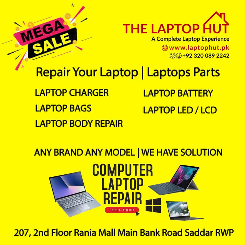 Laptop | Laptop All Parts | SSD | RAM |HDD | availble | LAPTOP HUT 1