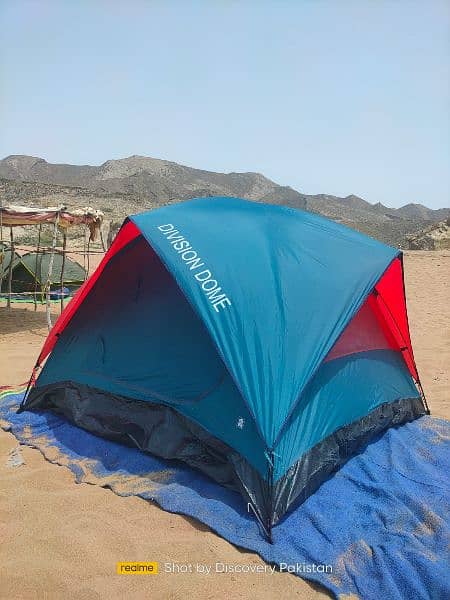 DIVISION DOME CAMPING TENT DOUBLY FLY EXPORT QUALITY. 7