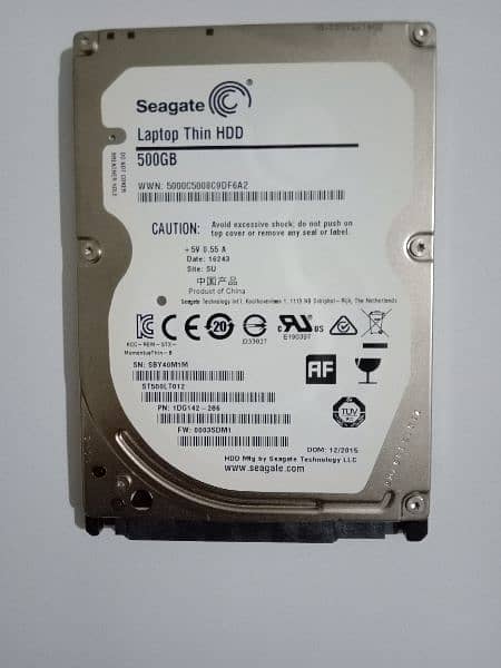 500 gb hard drive Seagate SATA 0