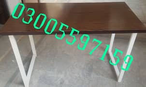 study desk computer work table metal frame furniture office home chair 0