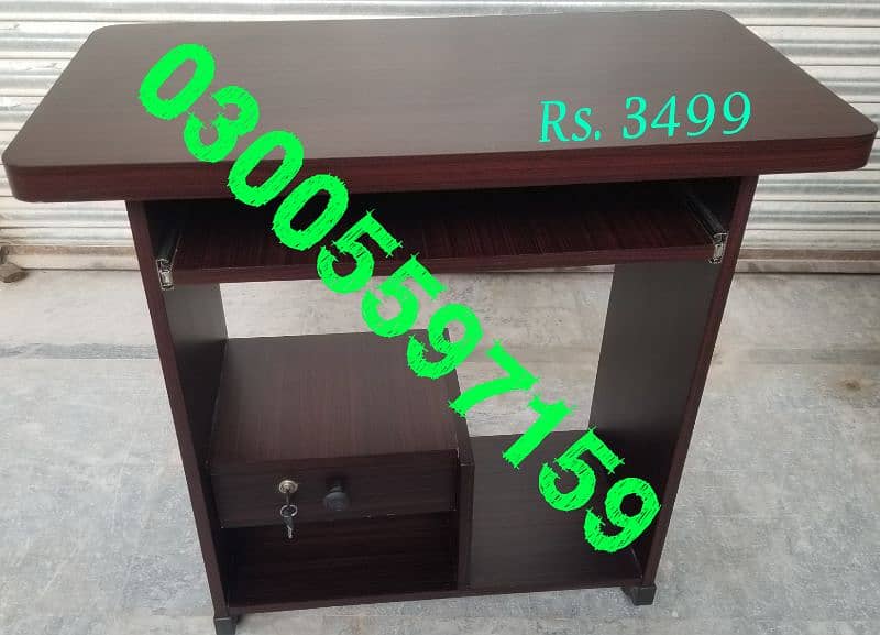 study desk computer work table metal frame furniture office home chair 5