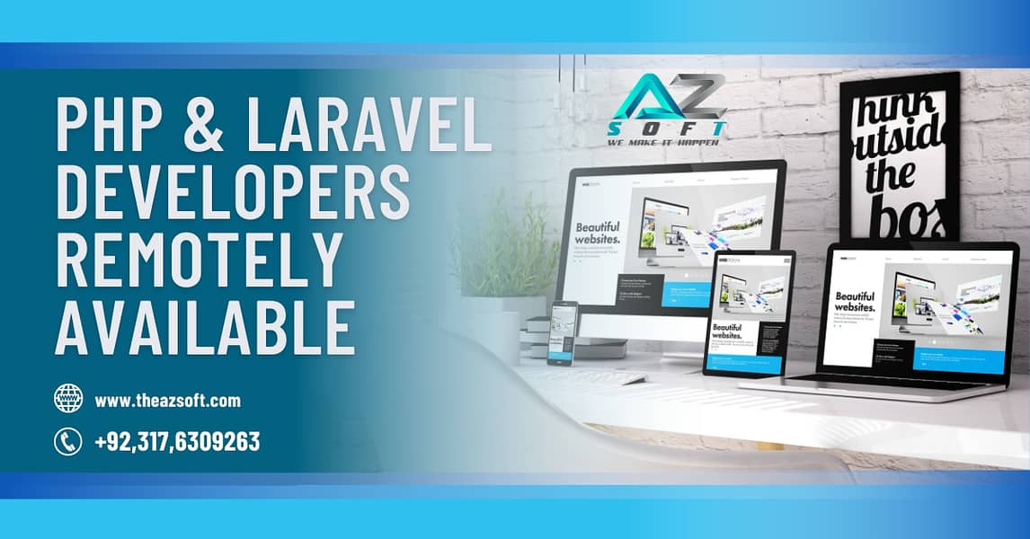 We Provide Laravel, Php,React,Js, . Net developers - Remotely 0