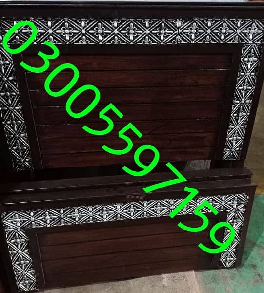 Wooden double bed brandnew dressing table almari home hostel cafe sofa 4