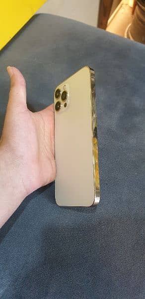 iphone 12 pro max 128gb pta approve golden 4