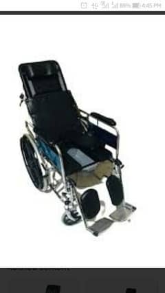 Reclining Patient Wheel Chair with Amazing Options.