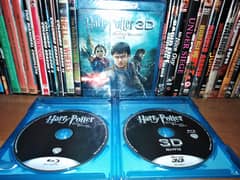 ORIGINAL Sealed Blu-Ray & 3D Harry Potter Deathly Hallows 1 & 2