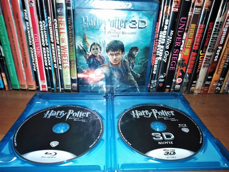 ORIGINAL Sealed Blu-Ray & 3D Harry Potter Deathly Hallows 1 & 2 0