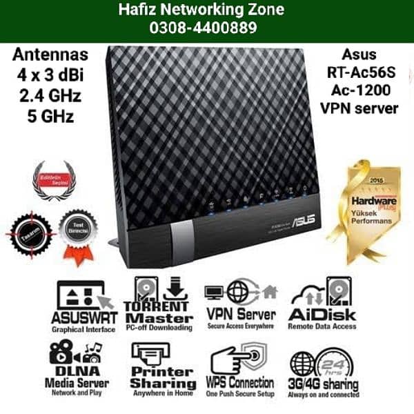 Asus Rt. 56S DualBand best wifi Router  for games and VPN server sport 0