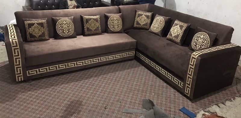L Shape Sofa Sets / 7 seater sofa set / sofa set / sofa / Furniture 3