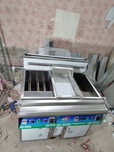 Deep Fryer 3Tube 2 Tube With Chipdam 0