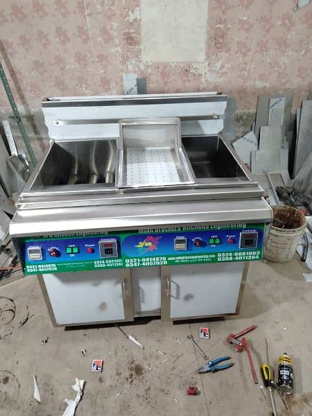 Deep Fryer 3Tube 2 Tube With Chipdam 1