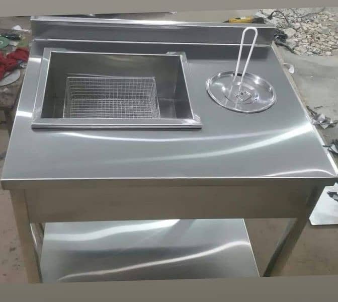 Deep Fryer 3Tube 2 Tube With Chipdam 13