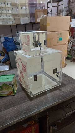 acrylic donation box