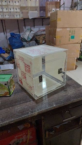 acrylic donation box 1