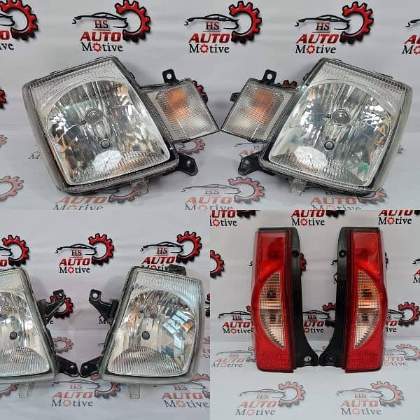 Alto / Nissan Pino / Carol Front/Back Light Head/Tail Lamp Bumper Part 1