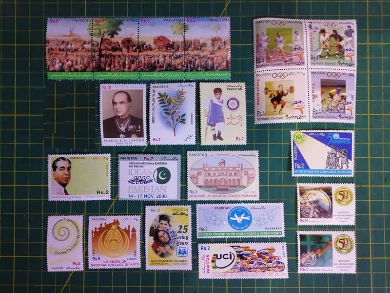 Postal Stamps of Pakistan 8