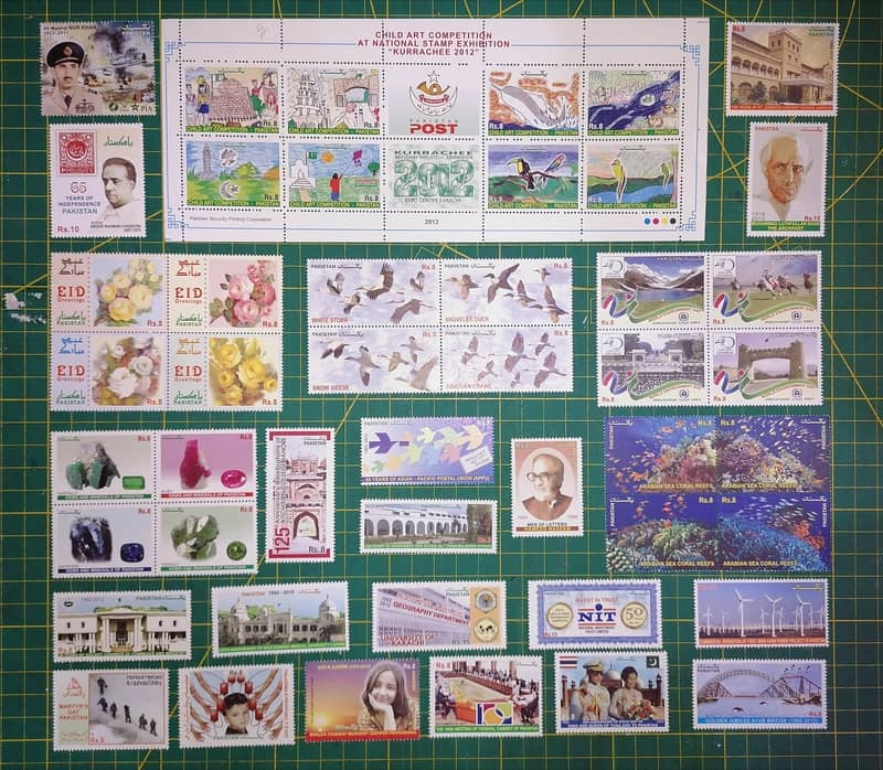 Postal Stamps of Pakistan 12