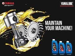 YAMALUBE Engine Oil (API SL SAE 20W-50/10W-40 JASO MA) for Motorcycle 10