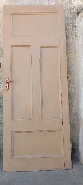 Wooden Door Height 6 Ft 7 inch Width 2 Ft 7 inch 0