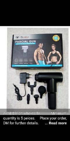Facial massager gun
