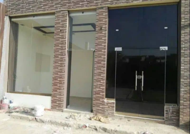 Aluminium & glass door windows work 12mm | partion | 03004325356 4