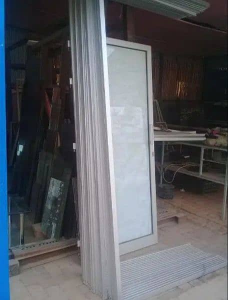 Aluminium & glass door windows work 12mm | partion | 03004325356 11