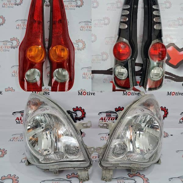 Mira Custom / Subaru Pleo Front/Back Light Head/Tail Lamp Bumper Part 0