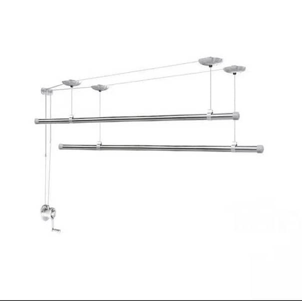 Ceiling Mounted Lifting Drying Rack Cloth Hanger 1