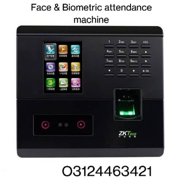 Zkteco Biometric & Face attendance machine & Access control door locks 0