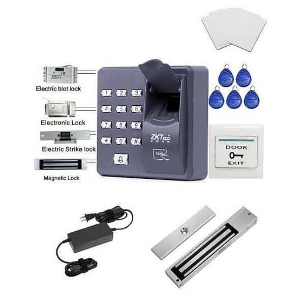 Zkteco Biometric & Face attendance machine & Access control door locks 4