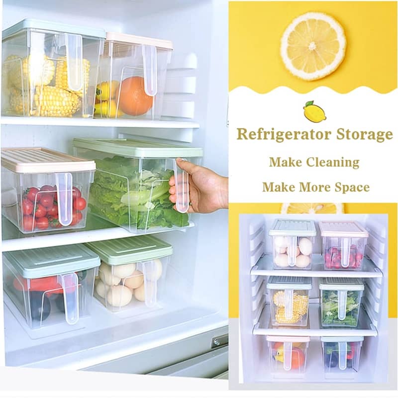 Food Container for Refrigerator/kitchen storage box/grain and meat box 4