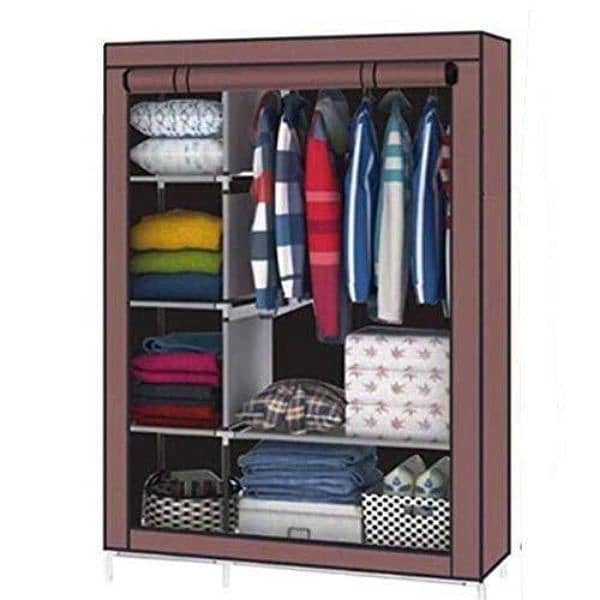 3 door Portable Folding Cupboard Wardrobe 03020062817 5