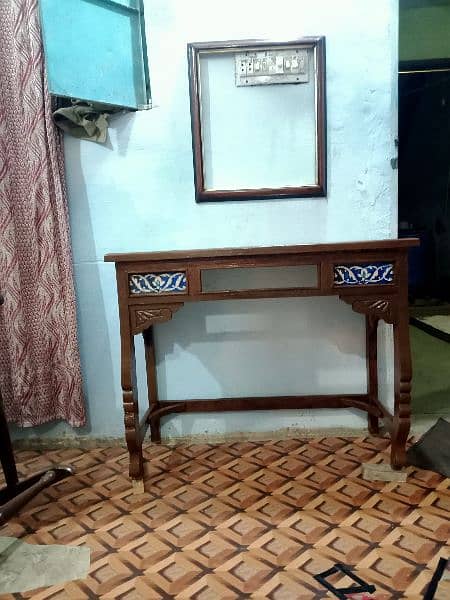 console set with wall frame 2