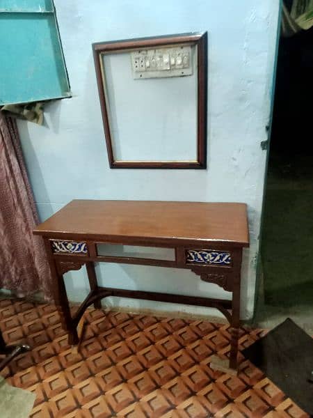 console set with wall frame 3