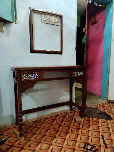 console set with wall frame 4