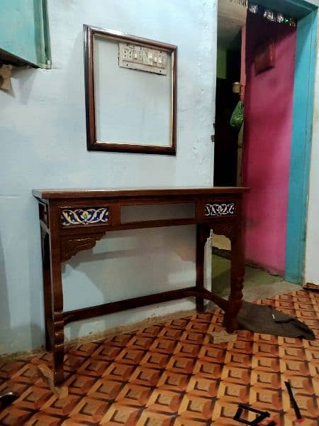 console set with wall frame 5