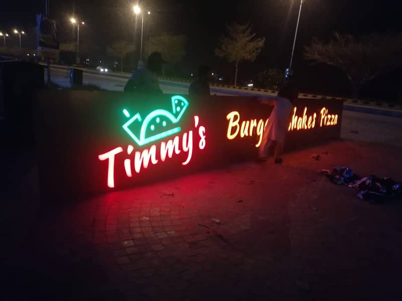 Neon Signs, 3D led Sign Boards, Acrylic Signs led board, backlit signs 2