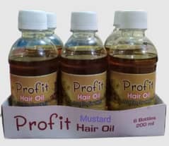 Profit Mustard oil  200 ml × 6 Bottals