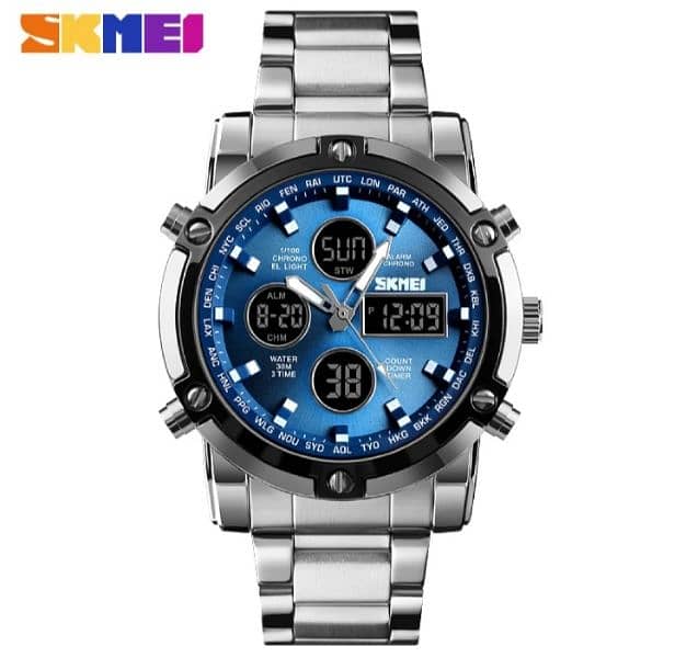 SKMEI Sports Fashion Dual Display Waterproof Watch For Men 1389 3