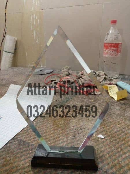 Glass shield, award, trophy, medals, acrylic shield, wood shield. 6