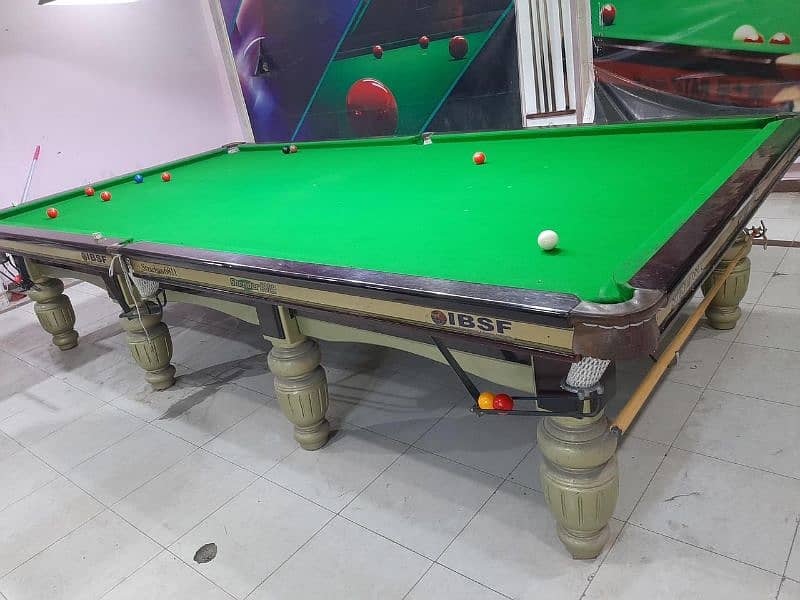 3 Snooker Tables, 1 Bdawa Game Table and more other etc. . . . . . 4