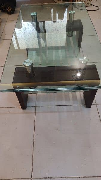 Center Table (Double Glass) Urgent Sale 6