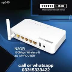 totolink N3GR 3G AP wifi router device wen port (o3315333422) 0